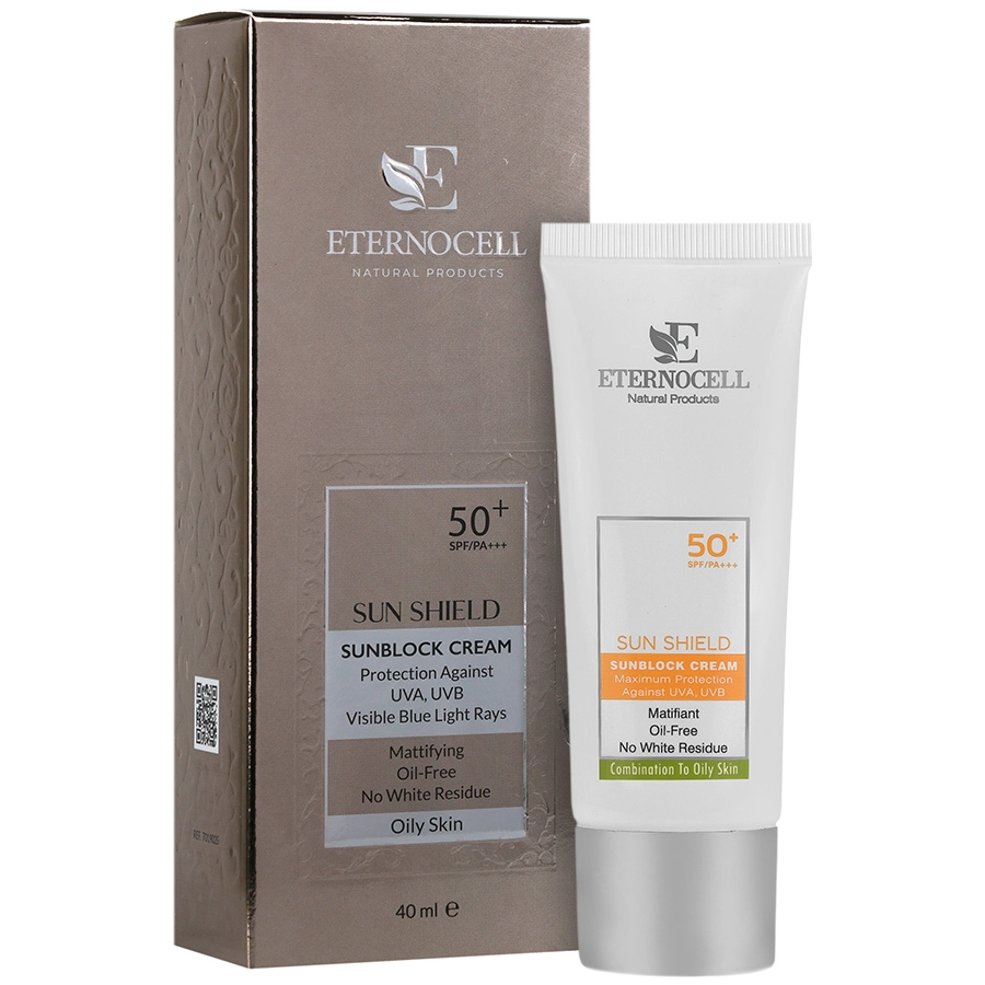 کرم ضد آفتاب پوست چرب SPF50 سان شیلد اترنوسل